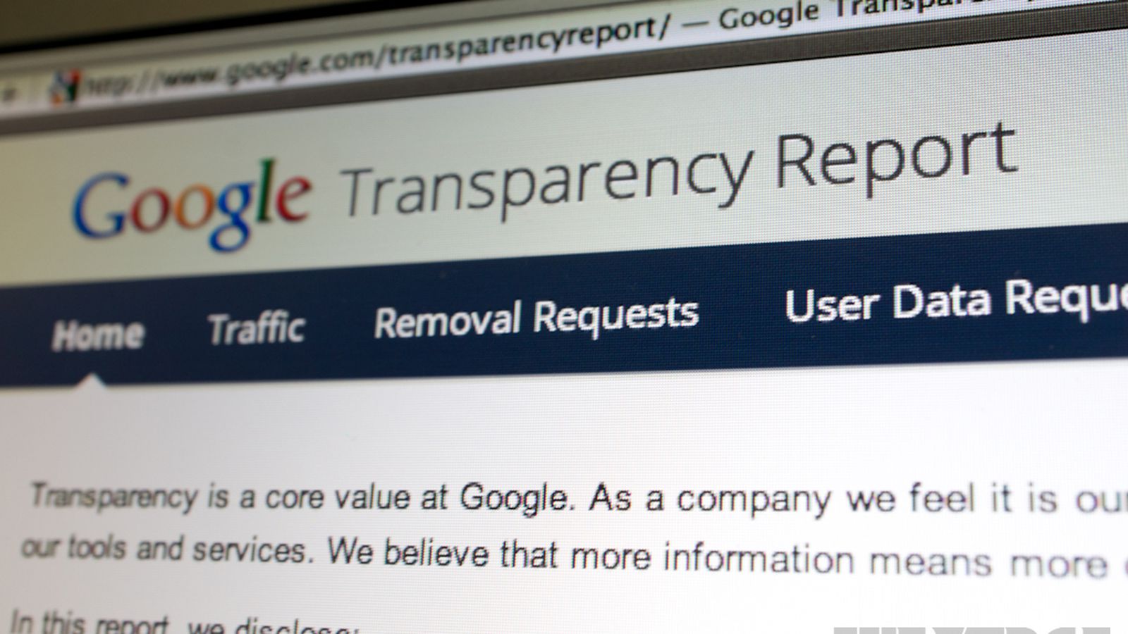 Google’s “Transparency Report” Shows Requests for User Information
