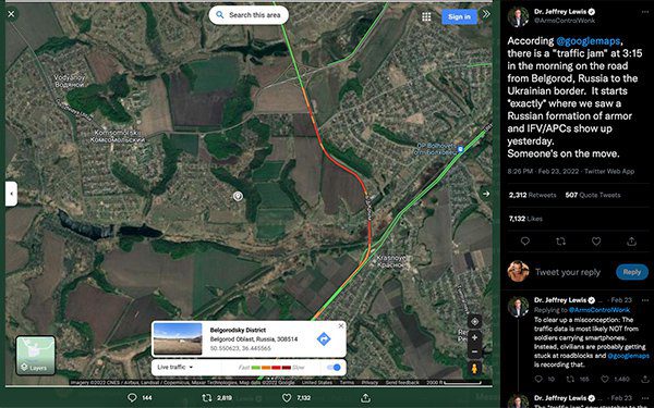 Google Maps temporarily disabled Live traffic data
